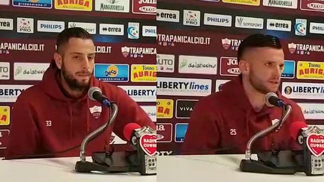 VIDEO – Trapani- Vibonese, le parole di Toscano e Fedato