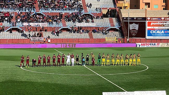 Il Trapani calcio vince e sogna in grande, battuta la Viterbese