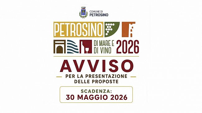  Estate petrosilena di Mare e di Vino 2026 – Avviso per la presentazione delle proposte