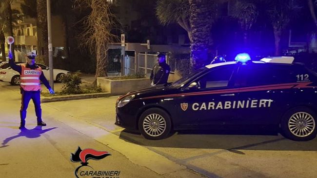 Controlli a tappeto nel trapanese: 5 denunce e 6 segnalazioni nel weekend