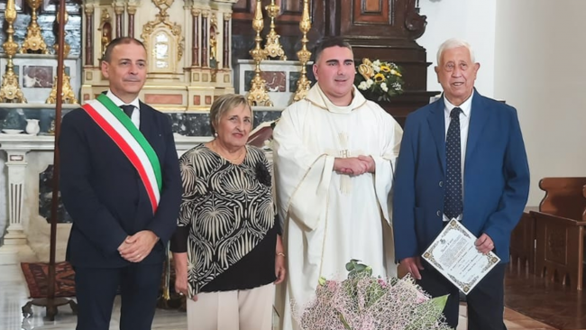 Mazara, nozze d'oro per i coniugi Filippo Antero e Caterina Morello 