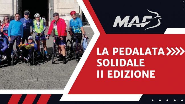 ​Fa tappa a Trapani la Pedalata solidale della Maf