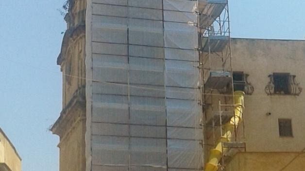 Il geom. Ivan Randazzo sui lavori per recupero del campanile di San Michele