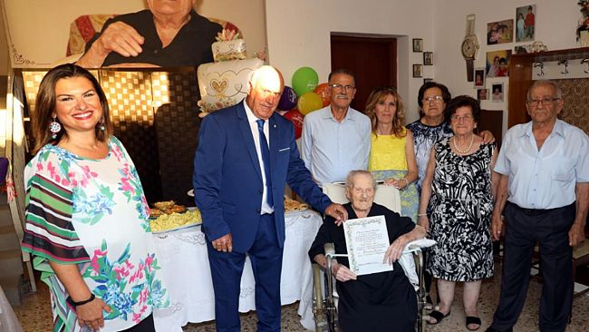 Mazara, la signora Eleonora Scalia raggiunge il traguardo dei 105 anni