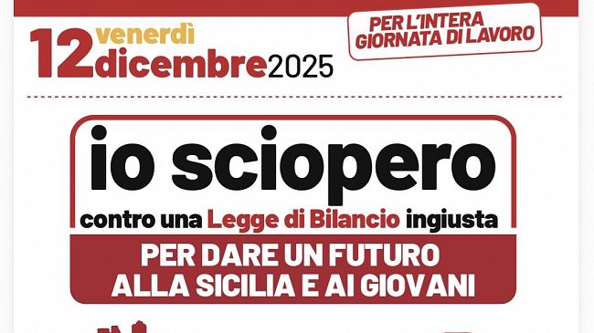 Trapani, domani lo sciopero generale della Cgil