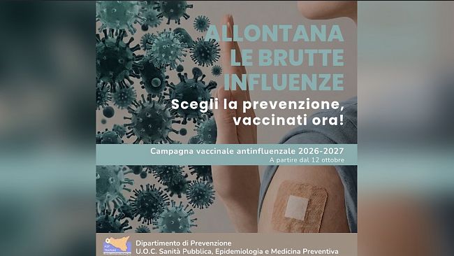 ASP Trapani​, al via la campagna vaccinale antinfluenzale 