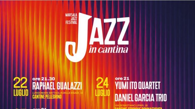 “Jazz in Cantina – Marsala Jazz Festival” dal 22 al 26 luglio: il jazz torna protagonista a Marsala
