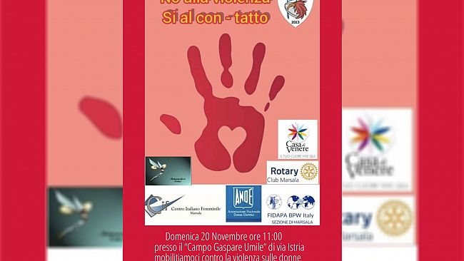 Marsala, il Rotary Club in campo contro la Violenza sulle donne 