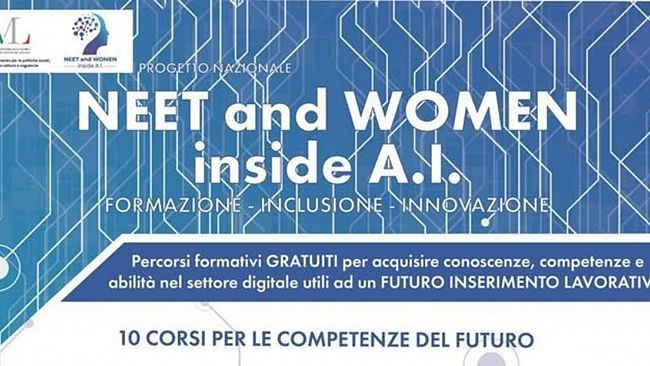 IA per giovani e donne: al via i corsi gratuiti del progetto 