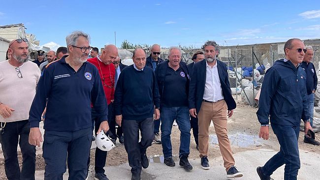 ​Il presidente Schifani a Petrosino per verificare i danni del tornado