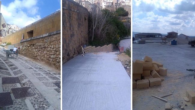 Salemi, operai al lavoro per il recupero dell’area del Carmine