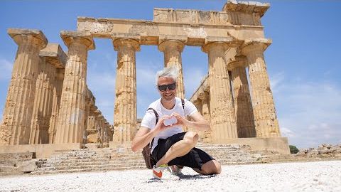 Vincenzo Schettini al Parco archeologico di Selinunte