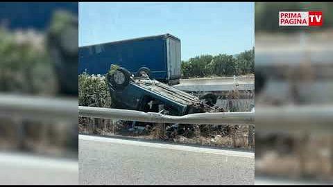 VIDEO- incidente sull’Autostrada A29, elisoccorso in azione